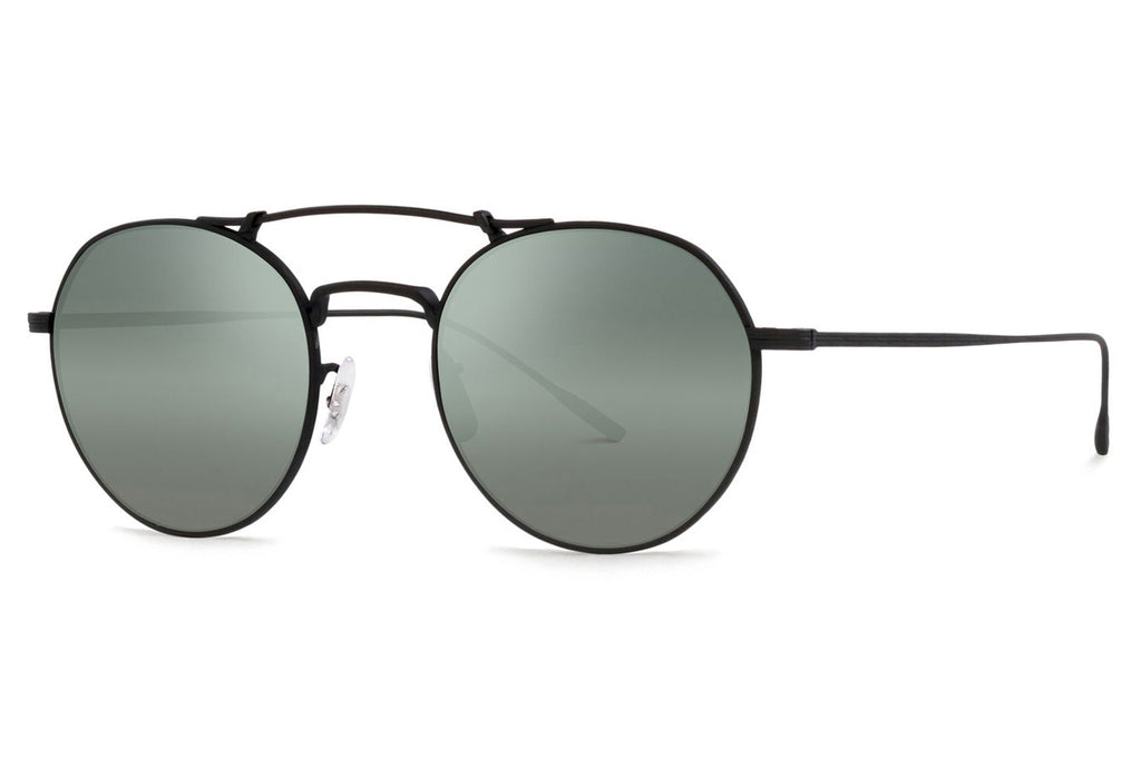Oliver Peoples - Reymont (OV1309ST) Sunglasses Matte Black with Steal Gradient Mirror Lenses