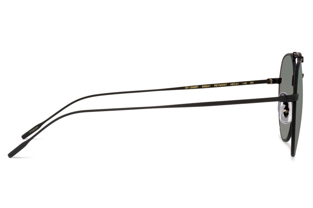 Oliver Peoples - Reymont (OV1309ST) Sunglasses Matte Black with Steal Gradient Mirror Lenses