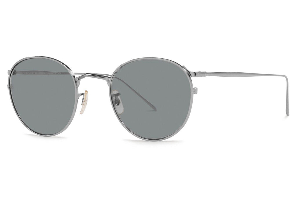 Oliver Peoples - G. Ponti-4 (OV1311ST) Sunglasses Silver with Ash Blue Wash Photochromic Lenses