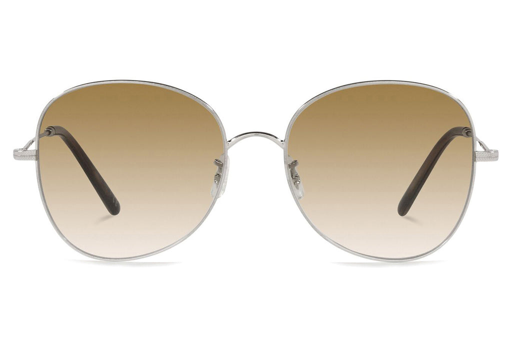 Oliver Peoples - Eliane (OV1313) Sunglasses Brushed Silver with Honey Gradient Lenses