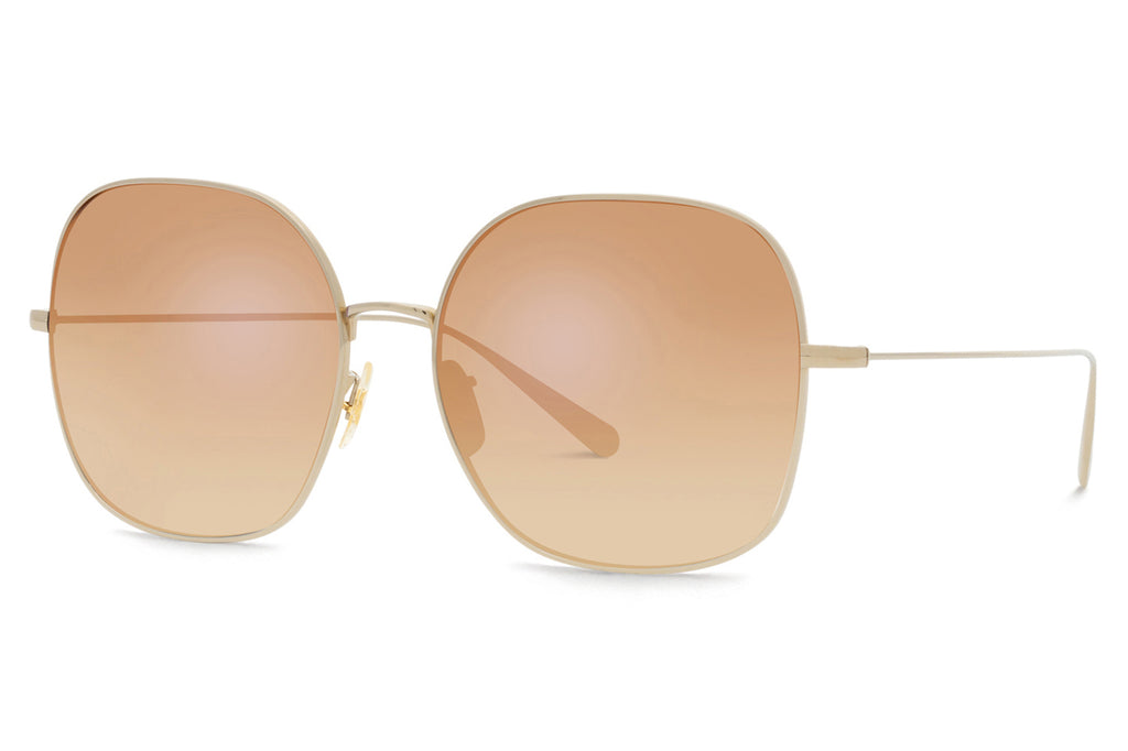 Oliver Peoples - Deadani (OV1315ST) Sunglasses Gold with Coral Gradient Mirror Lenses