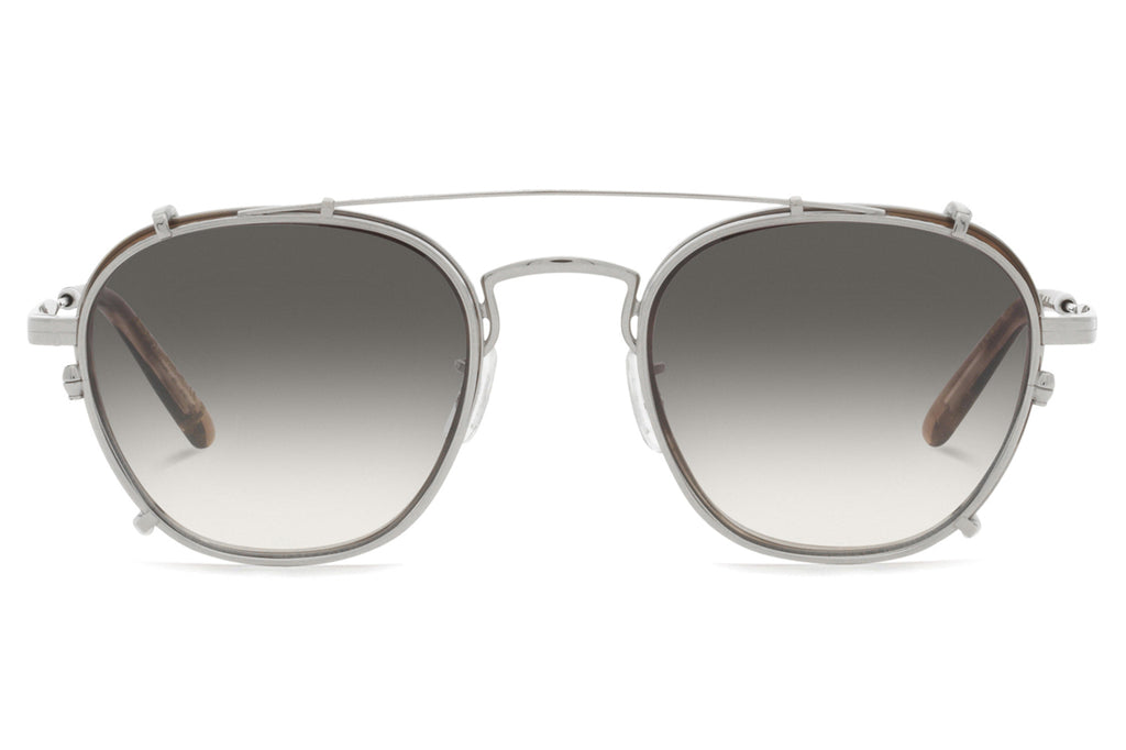 Oliver Peoples - Lilletto Clip (OV1316TC) Sunglasses Silver with Light Shale Gradient Lenses