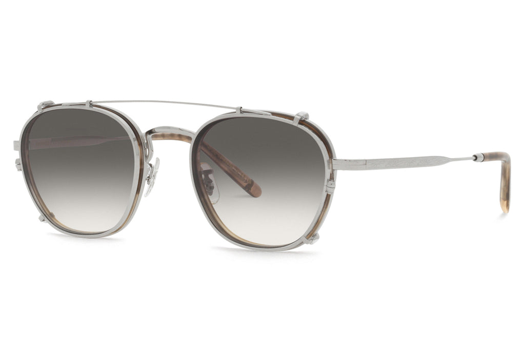 Oliver Peoples - Lilletto Clip (OV1316TC) Sunglasses Silver with Light Shale Gradient Lenses