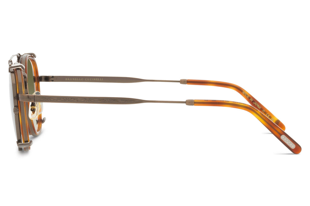 Oliver Peoples - Lilletto Clip (OV1316TC) Sunglasses Antique Gold with Olive Gradient Lenses