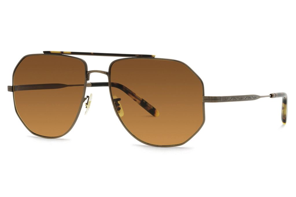 Oliver Peoples - Moraldo (OV1317ST) Sunglasses Antique Gold with Cognac Gradient Lenses