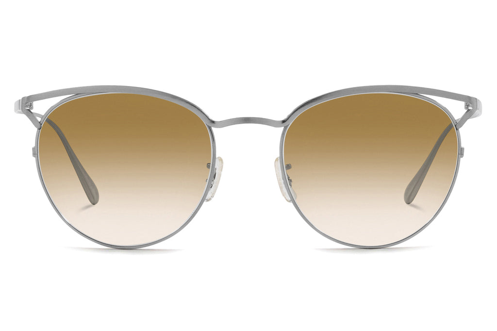 Oliver Peoples - Aviara (OV1319T) Sunglasses Brushed Silver with Honey Gradient Lenses