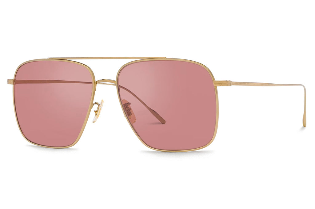 Oliver Peoples - Dresner (OV1320ST) Sunglasses Gold with Magenta Photochromic Lenses
