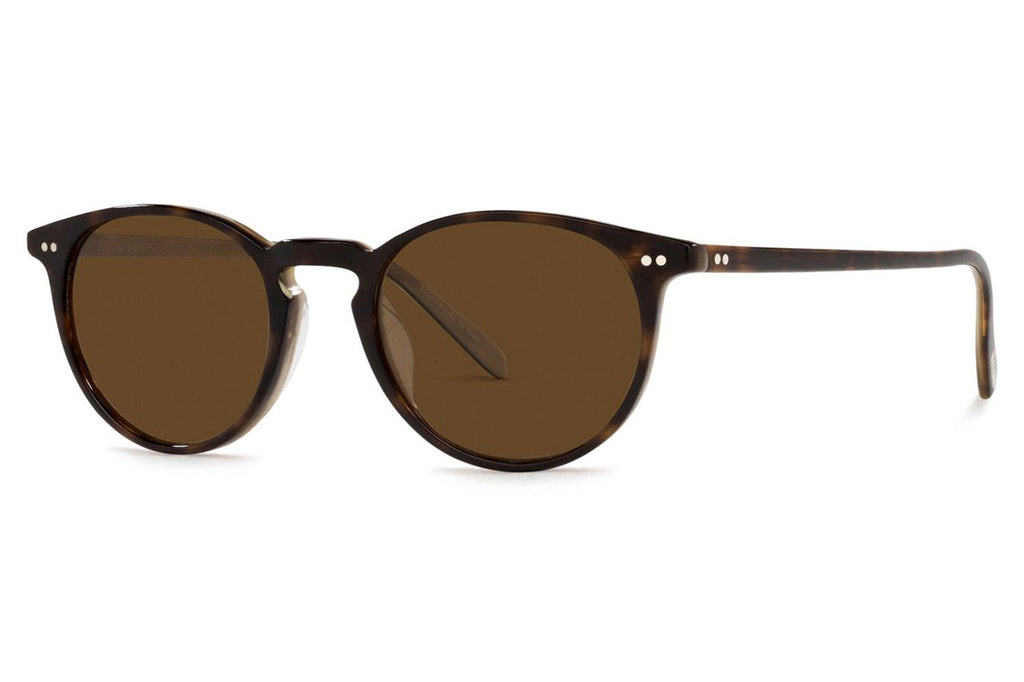 Oliver Peoples - Riley Sun (OV5004SU) Sunglasses 362/Horn with True Brown Polar Lenses