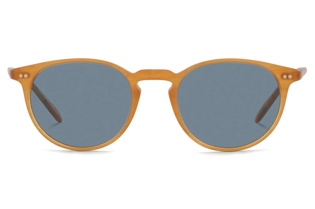 Oliver Peoples - Riley Sun (OV5004SU) Sunglasses Semi Matte Amber Tortoise with Cobalto Lenses