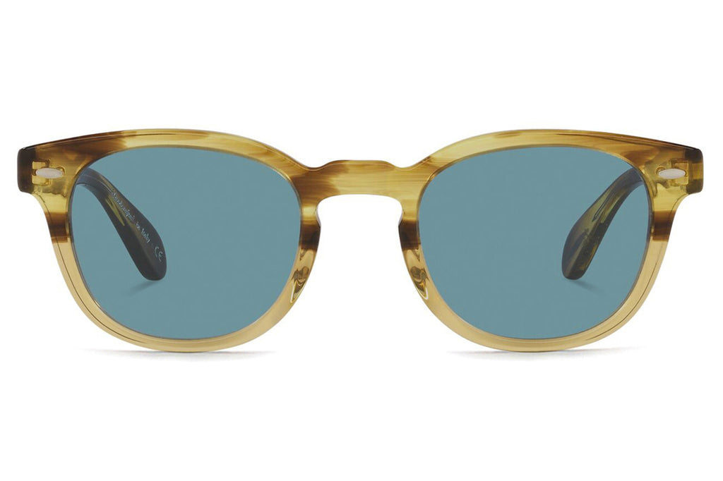 Oliver Peoples - Sheldrake (OV5036S) Sunglasses Canarywood Gradient - Cobalto