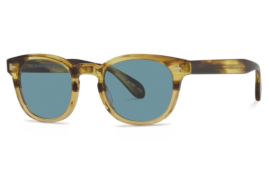 Oliver Peoples - Sheldrake (OV5036S) Sunglasses Canarywood Gradient - Cobalto