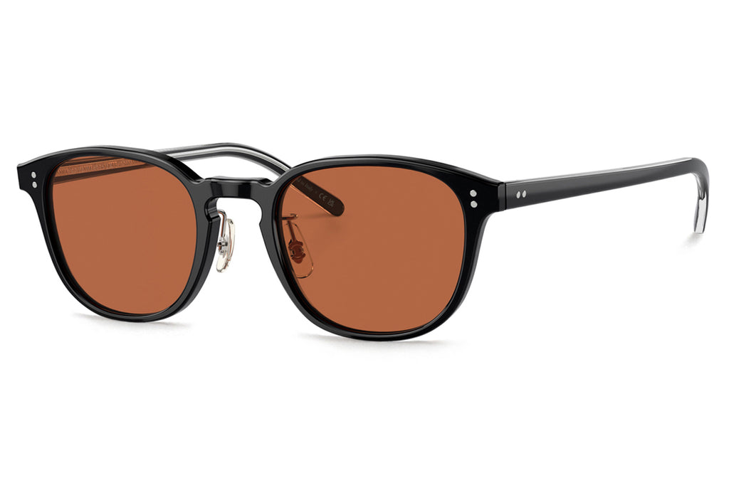 Oliver Peoples - Fairmont Sun-F (OV5219SM) Sunglasses Black with Persimmon Lenses