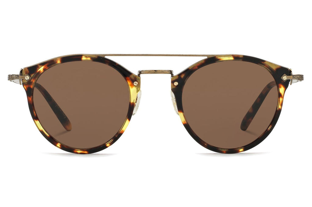 Oliver Peoples - Remick (OV5349S) Sunglasses Vintage DTB-Antique Gold with Dark Brown Lenses