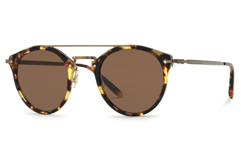 Oliver Peoples - Remick (OV5349S) Sunglasses Vintage DTB-Antique Gold with Dark Brown Lenses