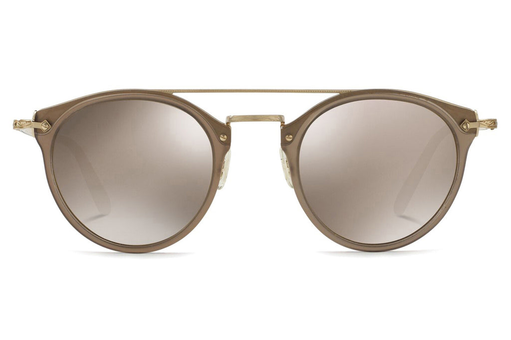 Oliver Peoples - Remick (OV5349S) Sunglasses Taupe-Brushed Gold with Light Brown Mirror Gold Lenses