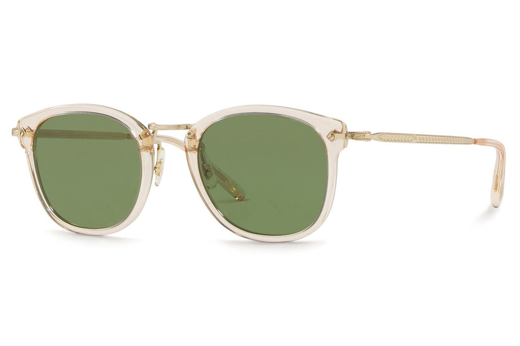 Oliver Peoples - OP-506 (OV5350S) Sunglasses Buff-Gold with Green Lenses