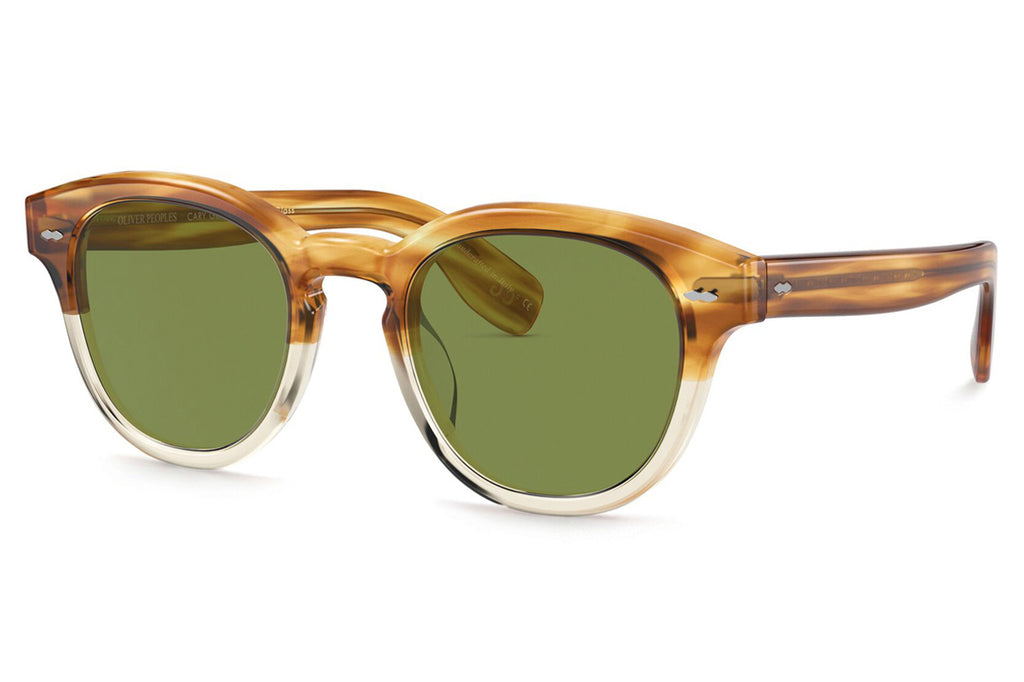 Oliver Peoples - Cary Grant (OV5413SU) Sunglasses Honey Vsb with Green C Lenses