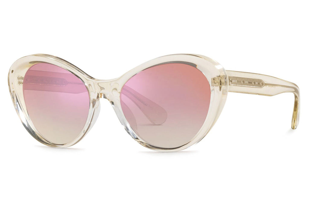 Oliver Peoples - Zarene (OV5420SU) Sunglasses Pale Citrine with Soft Pink Lenses