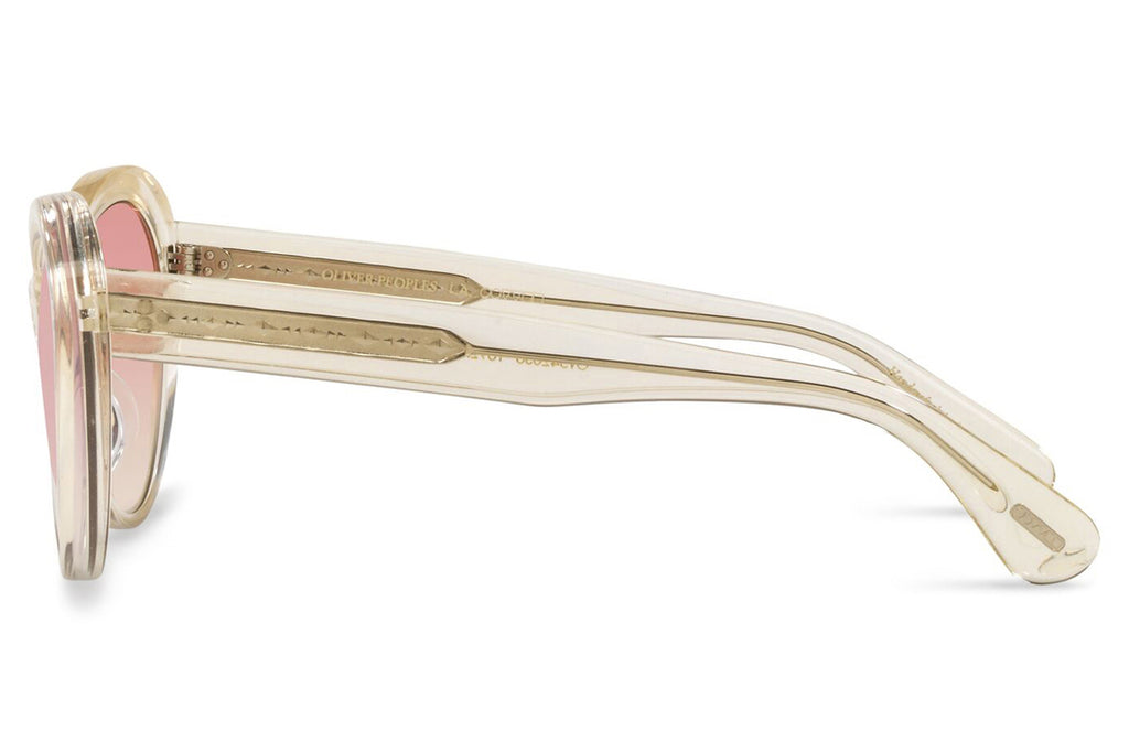 Oliver Peoples - Zarene (OV5420SU) Sunglasses Pale Citrine with Soft Pink Lenses