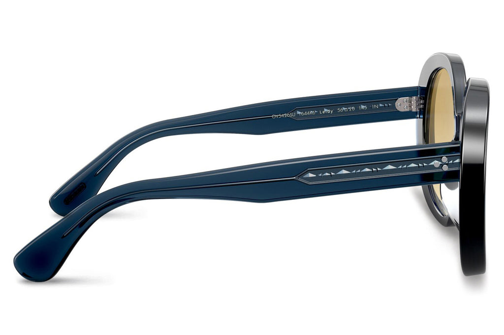 Oliver Peoples - Leidy (OV5426SU) Sunglasses Bright Navy with Yellow Gradient Mirror Lenses