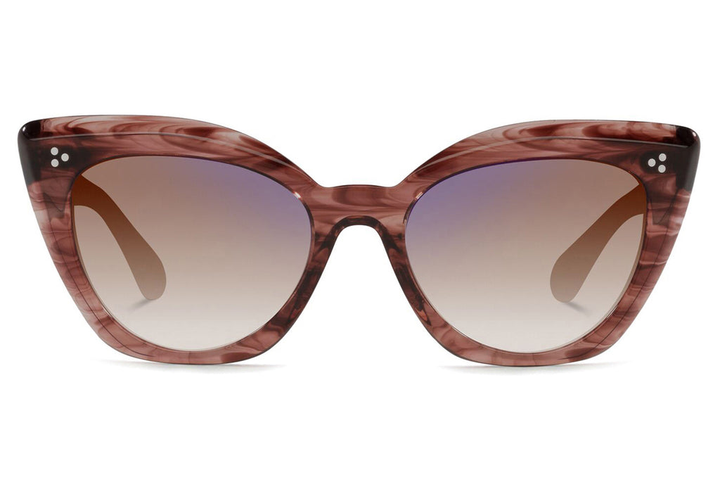 Oliver Peoples - Laiya (OV5452SU) Sunglasses Merlot Smoke - Soft Tan Gradient Mirror