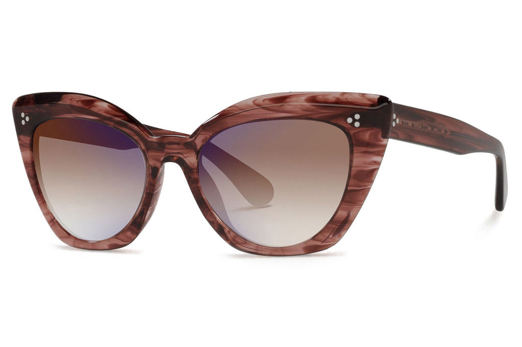 Oliver Peoples - Laiya (OV5452SU) Sunglasses Merlot Smoke - Soft Tan Gradient Mirror