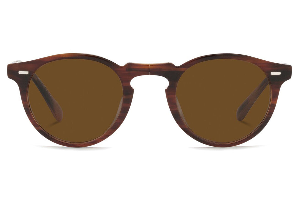 Oliver Peoples - Gregory Peck 1962 (OV5456SU) Sunglasses Amaretto/Striped Honey - True Brown Polar