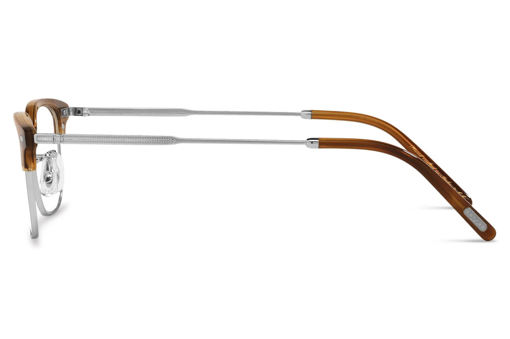 Oliver Peoples - Kesten (OV5468) Eyeglasses Brushed Silver/Raintree