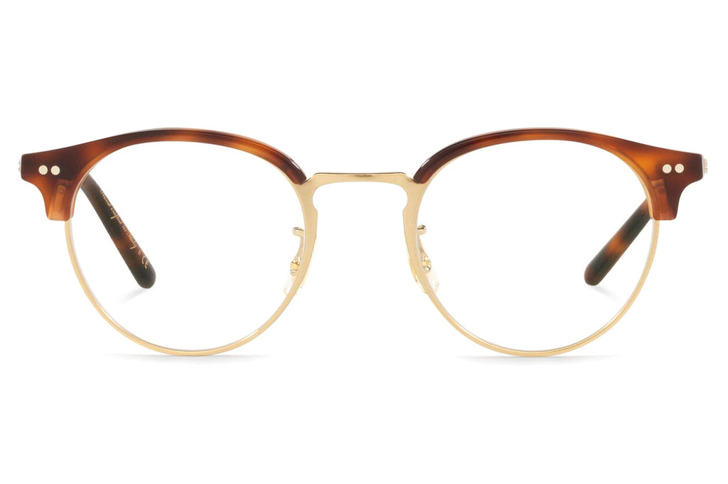 Oliver Peoples - Reiland (OV5469) Eyeglasses Brushed Gold/Dark Mahogany