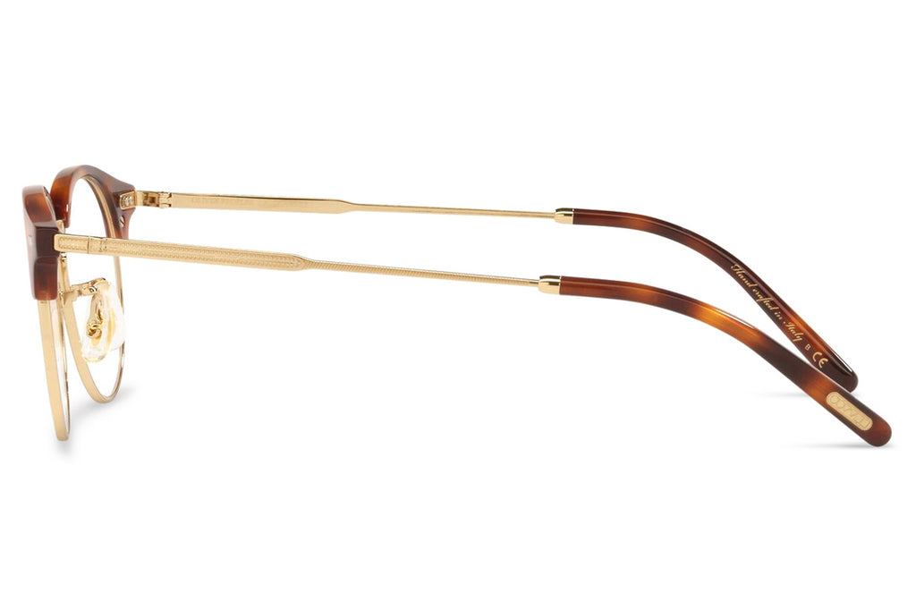 Oliver Peoples - Reiland (OV5469) Eyeglasses Brushed Gold/Dark Mahogany