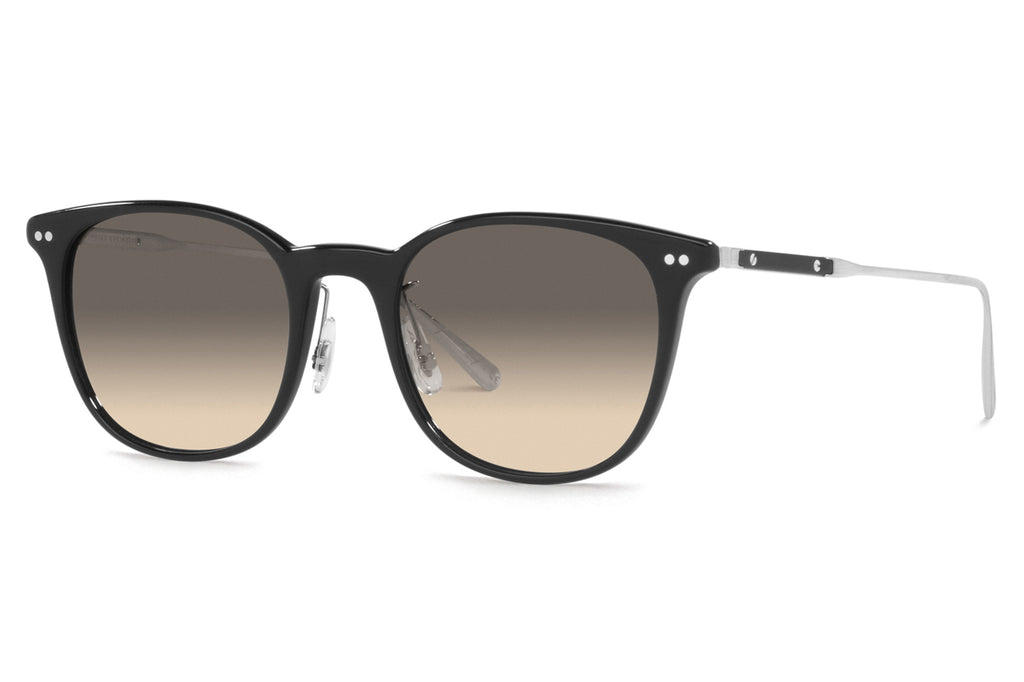 Oliver Peoples - Gerardo (OV5482S) Sunglasses Black/Brushed Silver with Shale Gradient Lenses
