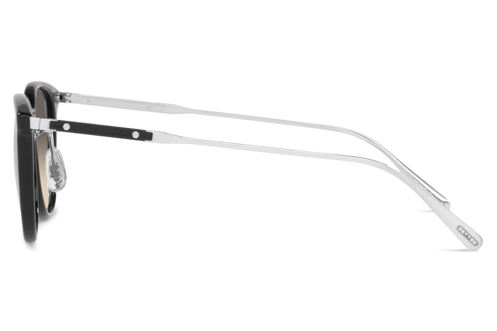 Oliver Peoples - Gerardo (OV5482S) Sunglasses Black/Brushed Silver with Shale Gradient Lenses