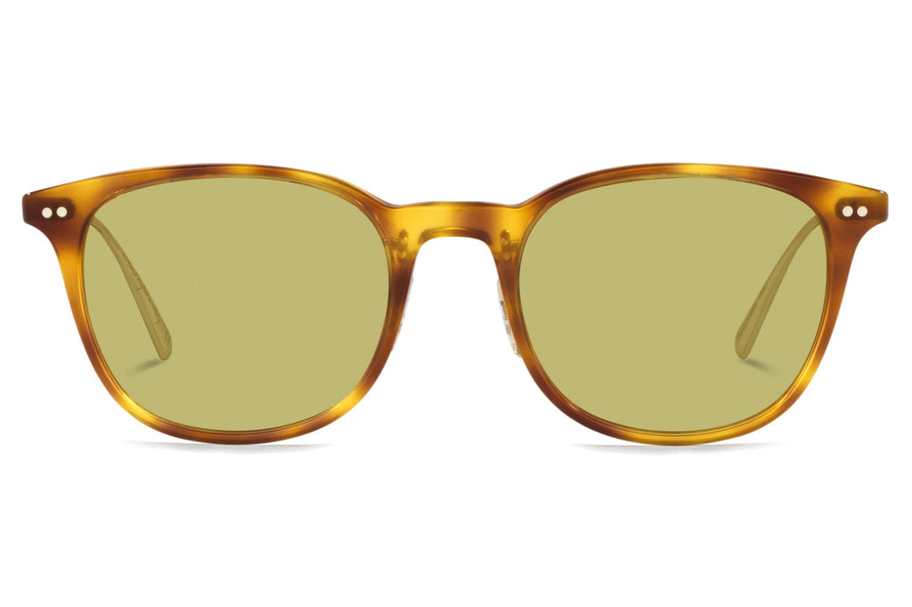 Oliver Peoples - Gerardo (OV5482S) Sunglasses Vintage LBR/Brushed Silver with Green Photochromic