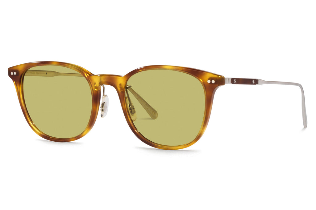 Oliver Peoples - Gerardo (OV5482S) Sunglasses Vintage LBR/Brushed Silver with Green Photochromic