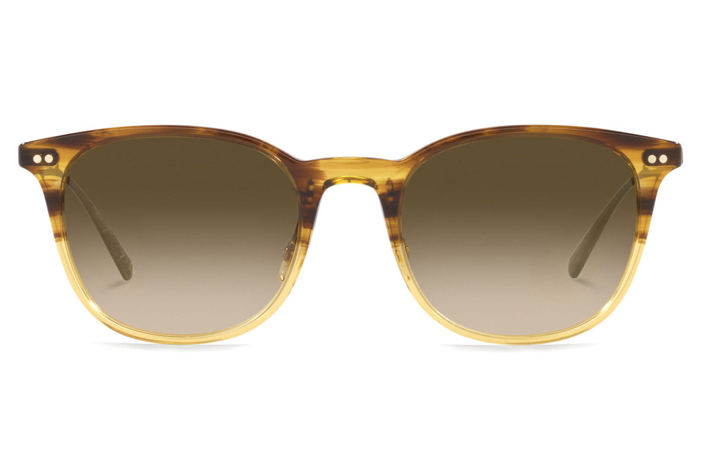 Oliver Peoples - Gerardo (OV5482S) Sunglasses Canarywood Gradient/Antique Gold with Brown Lenses
