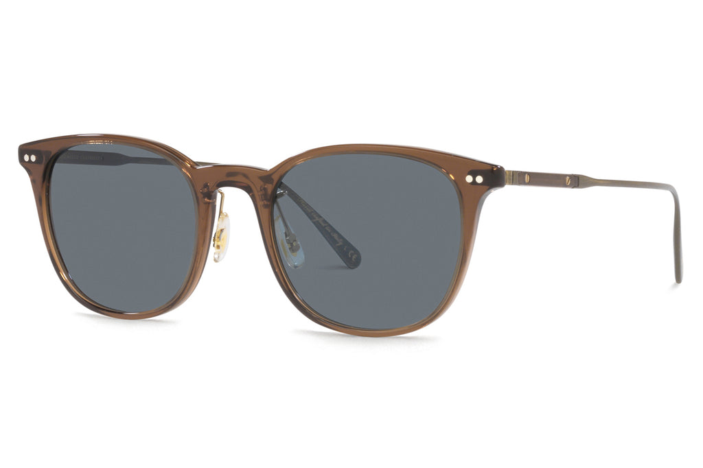 Oliver Peoples - Gerardo (OV5482S) Sunglasses Dark Auburn/Antique Gold with Indigo Photochromic
