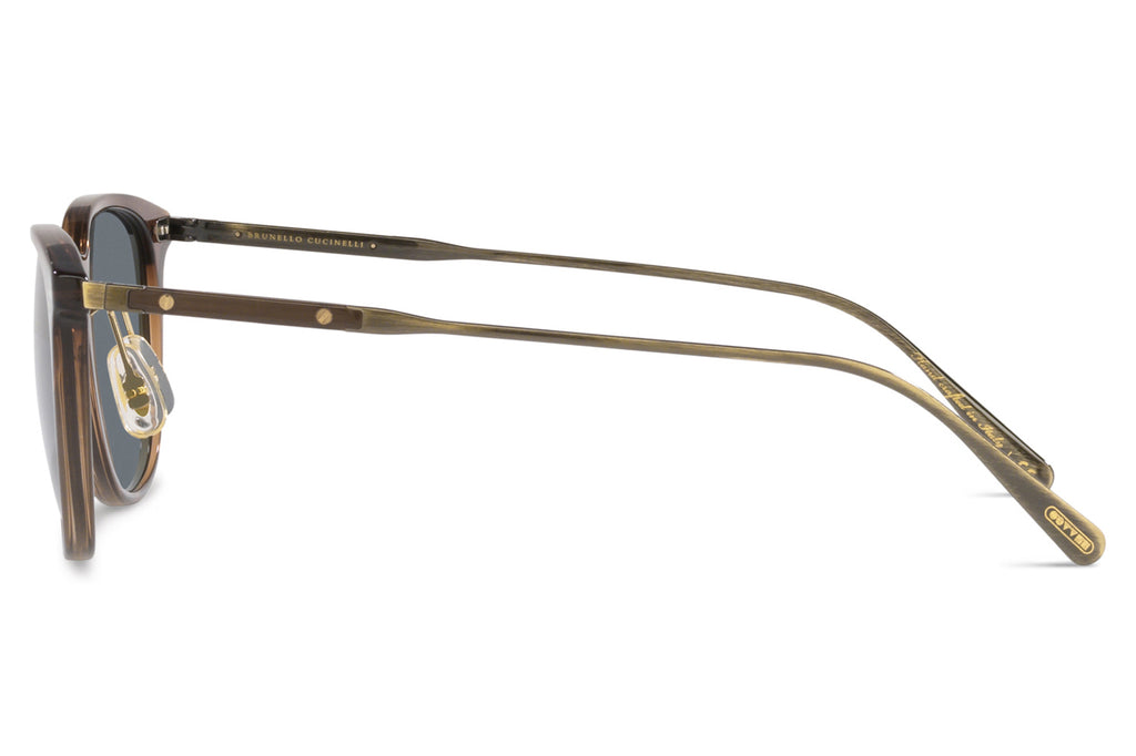 Oliver Peoples - Gerardo (OV5482S) Sunglasses Dark Auburn/Antique Gold with Indigo Photochromic 