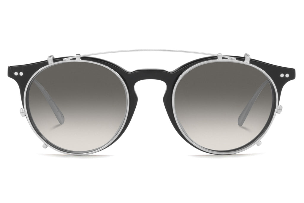 Oliver Peoples - Eduardo (OV5483M) Sunglasses Black/Brushed Silver with Light Shale Gradient Lenses