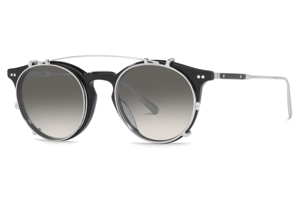 Oliver Peoples - Eduardo (OV5483M) Sunglasses Black/Brushed Silver with Light Shale Gradient Lenses