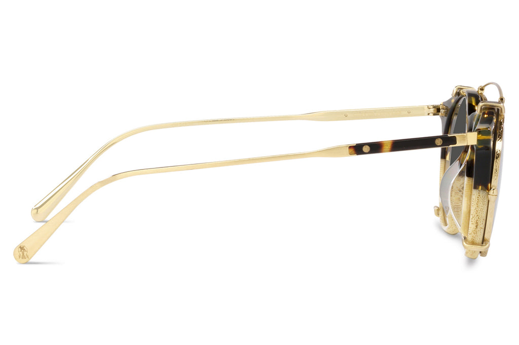 Oliver Peoples - Eduardo (OV5483M) Sunglasses DTB/Beige Silk/Brushed Gold with Grey Lenses
