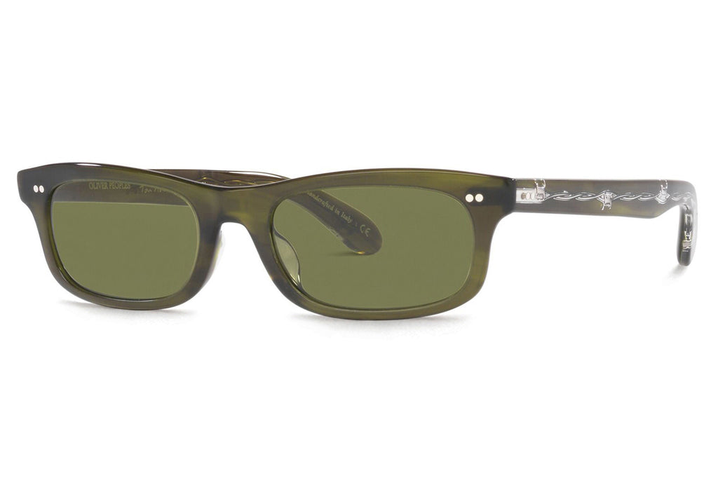 Oliver Peoples - Fai (OV5484SU) Sunglasses Emerald Bark with Green Lenses
