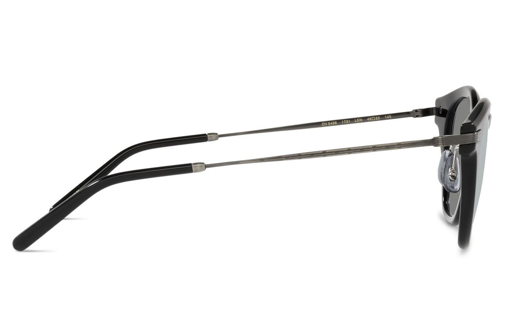 Oliver Peoples - Len (OV5496) Sunglasses Black/Pewter with Sea Mist Lenses