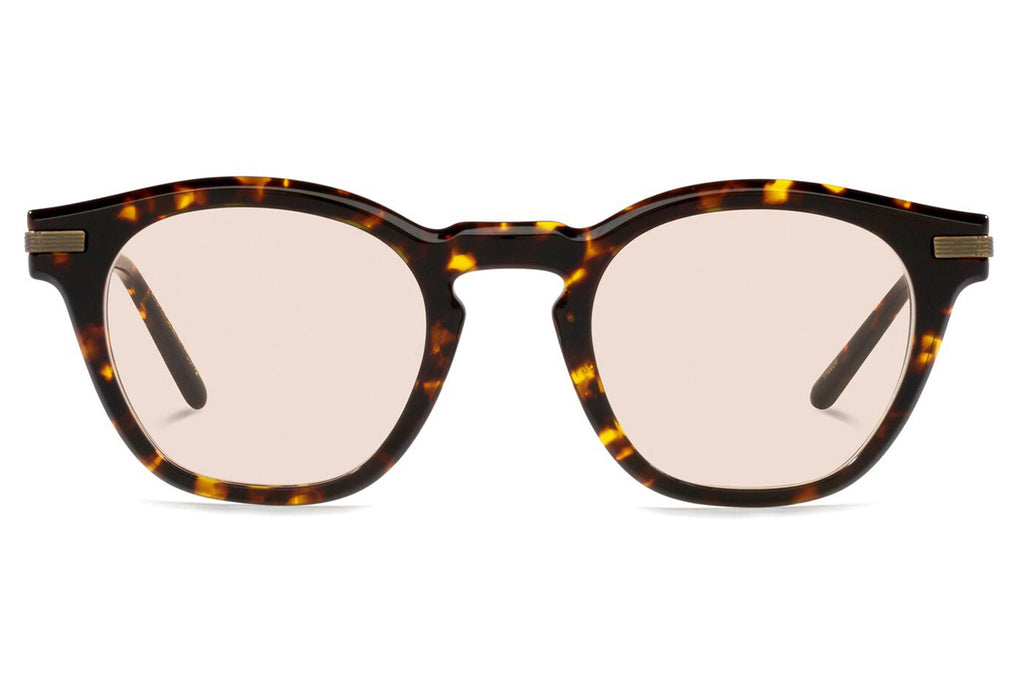 Oliver Peoples - Len (OV5496) Sunglasses Atago Tortoise/Antique Gold with Sand Wash Lenses