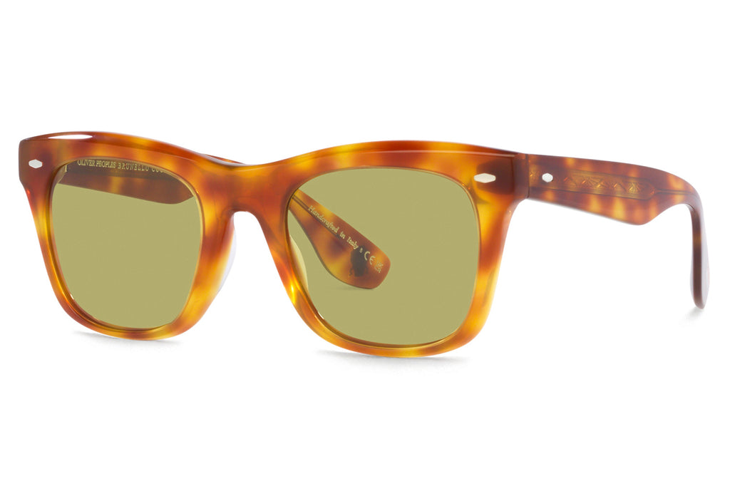 Oliver Peoples - Mr. Brunello (OV5497SU) Sunglasses Vintage LBR with Green Photochromic Lenses