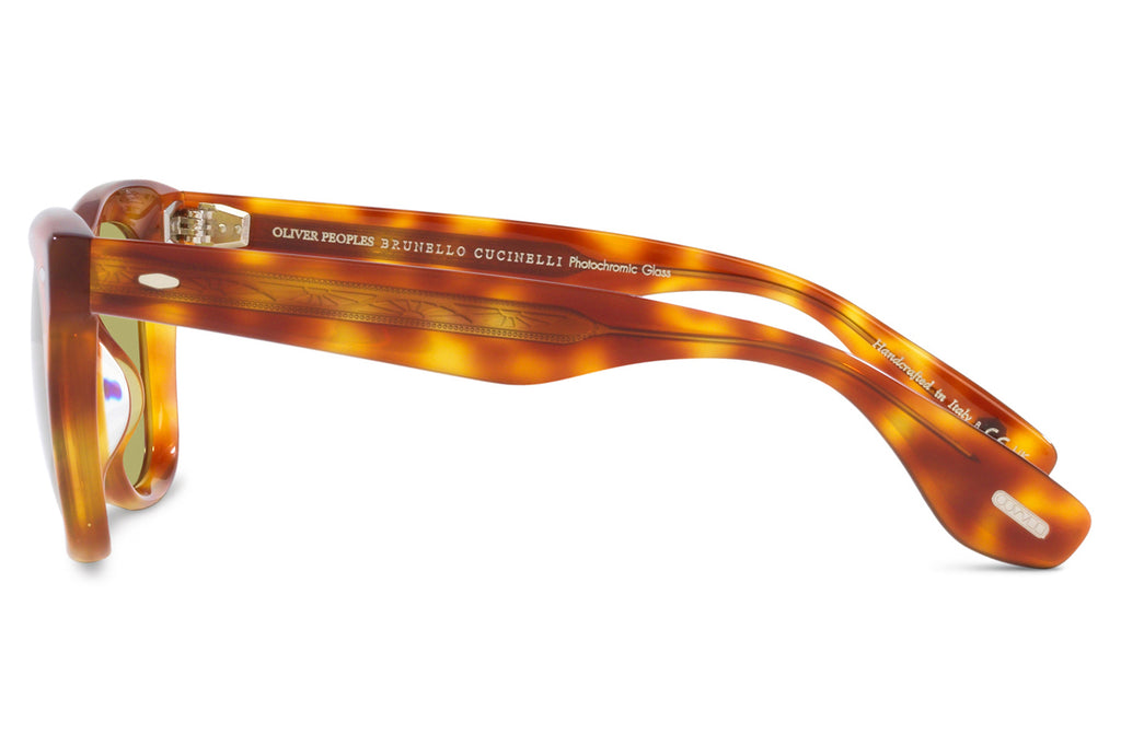 Oliver Peoples - Mr. Brunello (OV5497SU) Sunglasses Vintage LBR with Green Photochromic Lenses