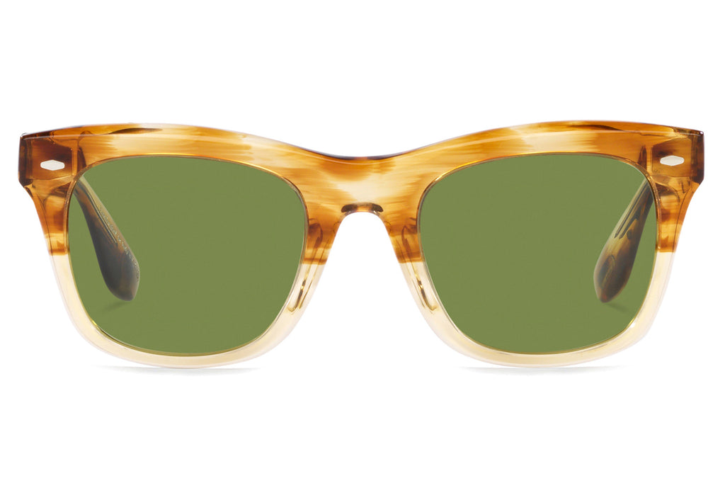 Oliver Peoples - Mr. Brunello (OV5497SU) Sunglasses Honey VSB with Green C Lenses