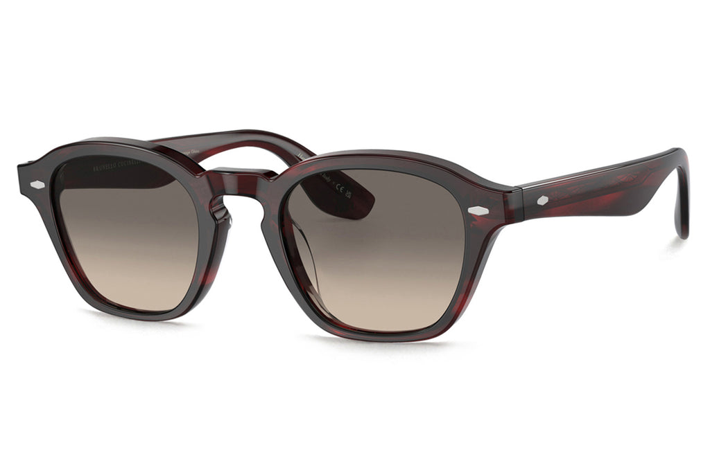 Oliver Peoples - Peppe (OV5517SU) Sunglasses Bordeaux Bark with Shale Gradient Lenses