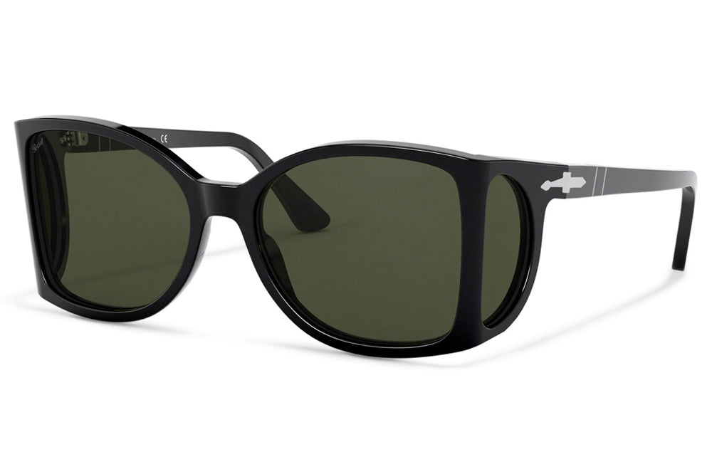 Persol - PO0005 Sunglasses Black with Green Lenses (95/21)
