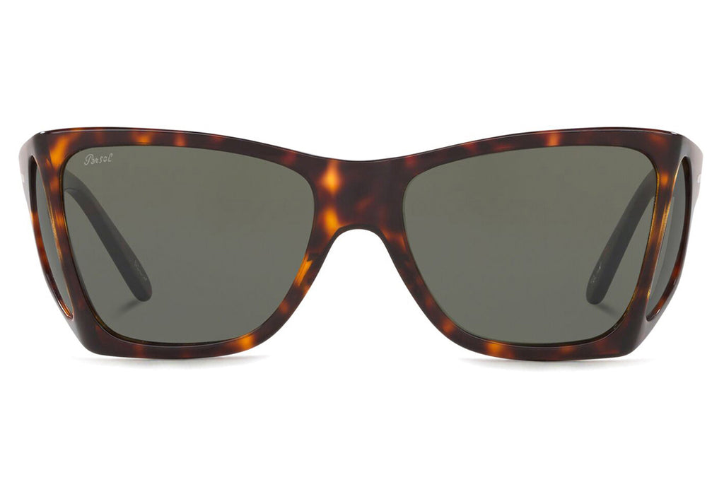 Persol - PO0009 Sunglasses Havana with Green Lenses (24/31)