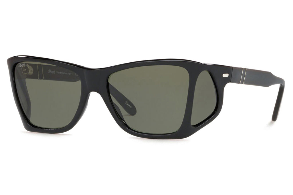 Persol - PO0009 Sunglasses Black with Green Lenses (95/31)